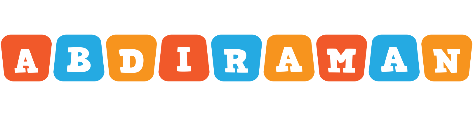 Abdiraman comics logo