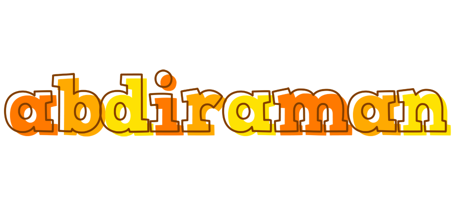 Abdiraman desert logo