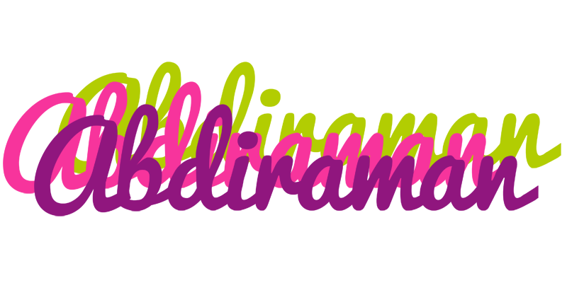 Abdiraman flowers logo