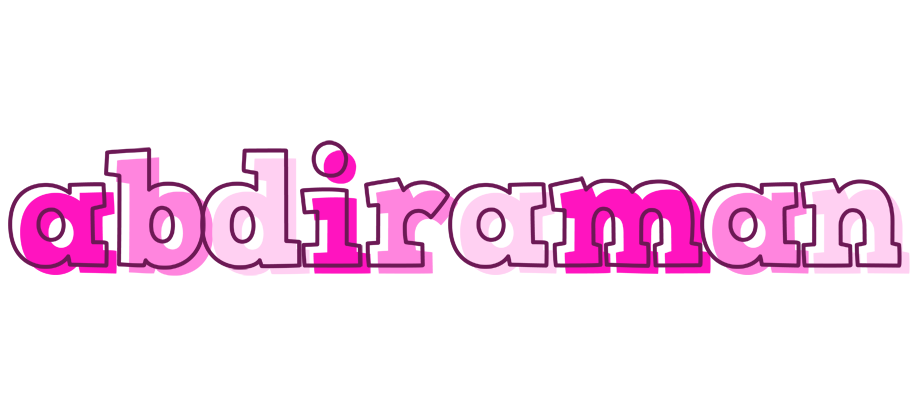 Abdiraman hello logo