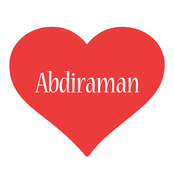 Abdiraman love logo