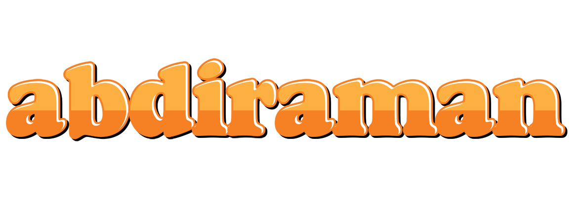 Abdiraman orange logo