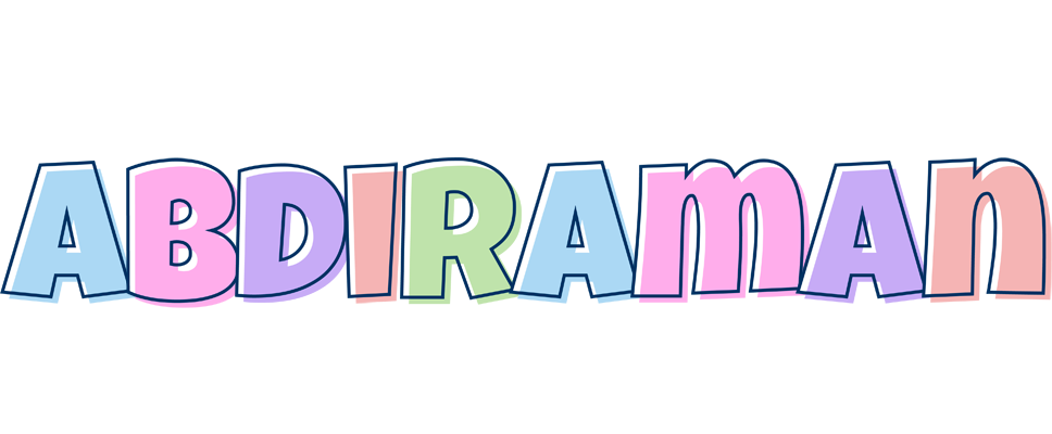 Abdiraman pastel logo