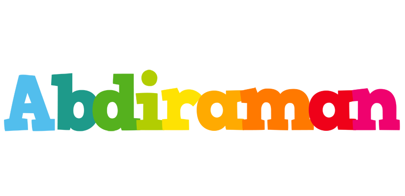 Abdiraman rainbows logo