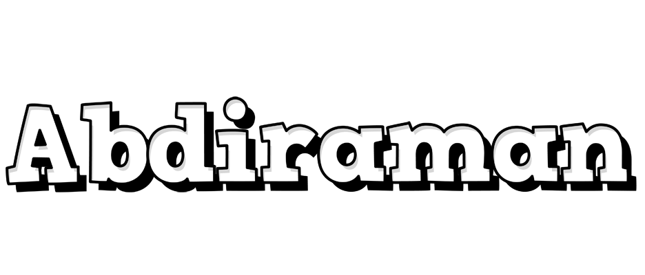 Abdiraman snowing logo