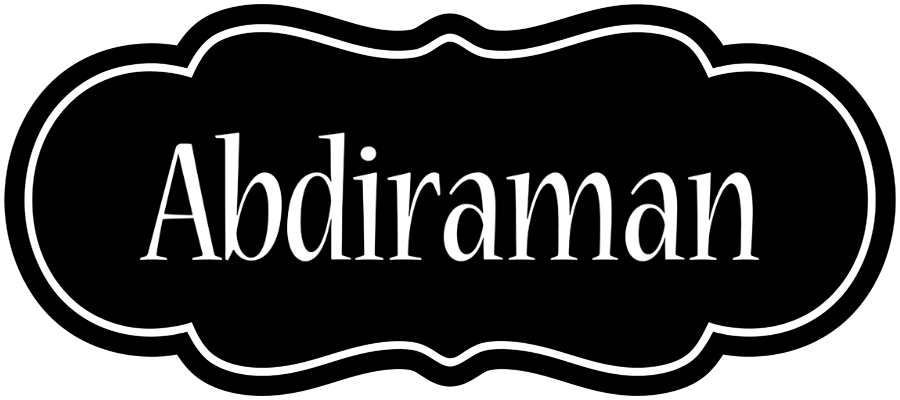 Abdiraman welcome logo