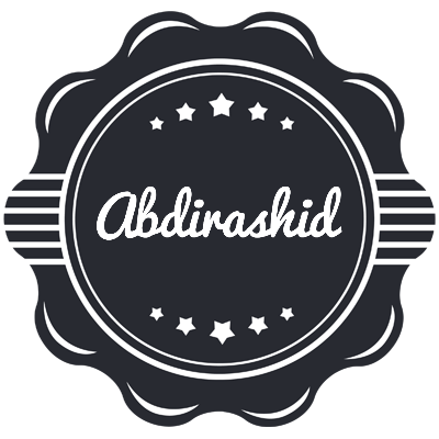 Abdirashid badge logo