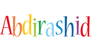 Abdirashid birthday logo