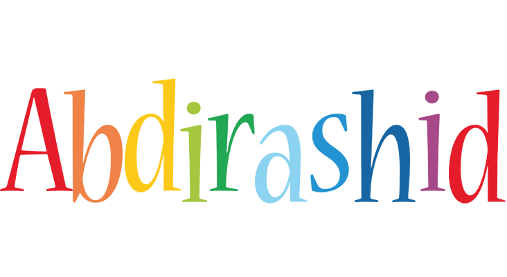 Abdirashid birthday logo