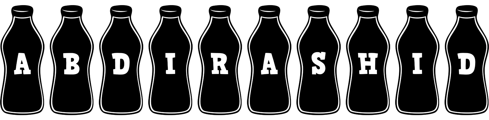 Abdirashid bottle logo