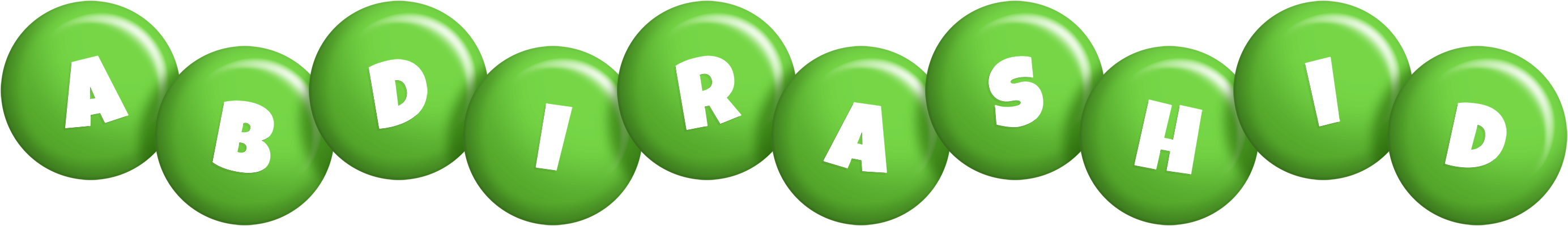 Abdirashid candy-green logo