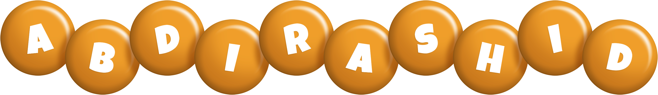 Abdirashid candy-orange logo