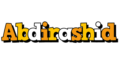 Abdirashid cartoon logo