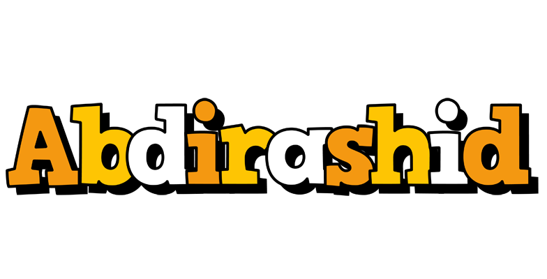 Abdirashid cartoon logo
