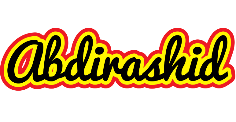 Abdirashid flaming logo