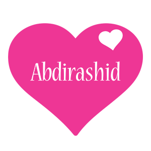 Abdirashid love-heart logo