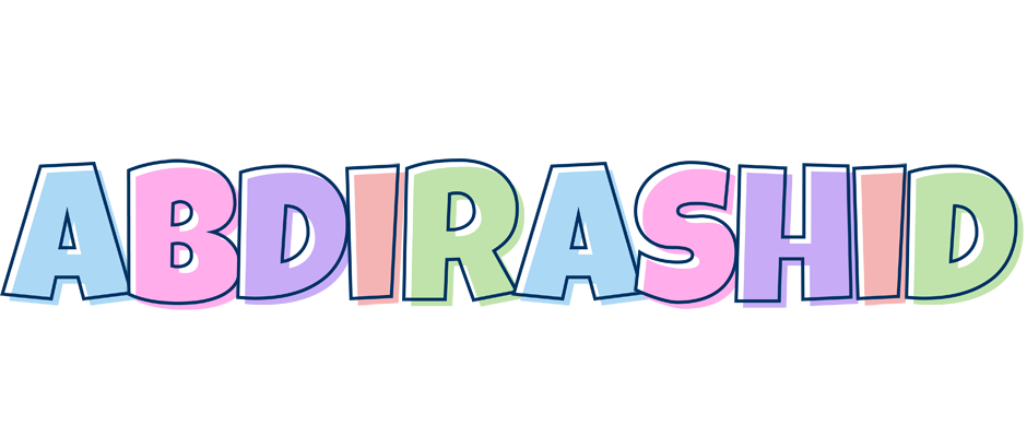 Abdirashid pastel logo