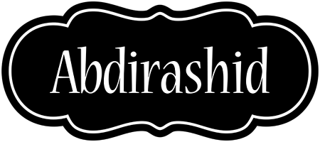 Abdirashid welcome logo