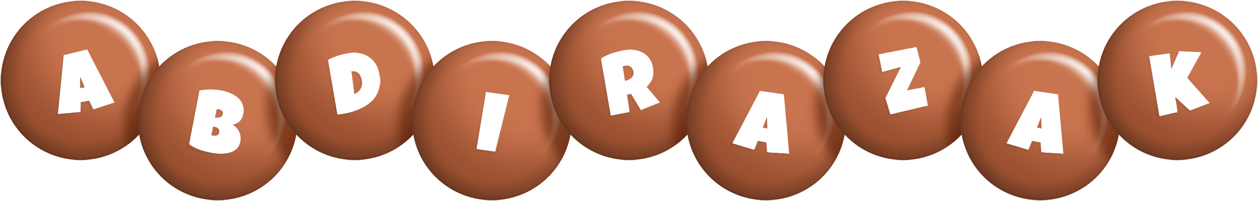Abdirazak candy-brown logo