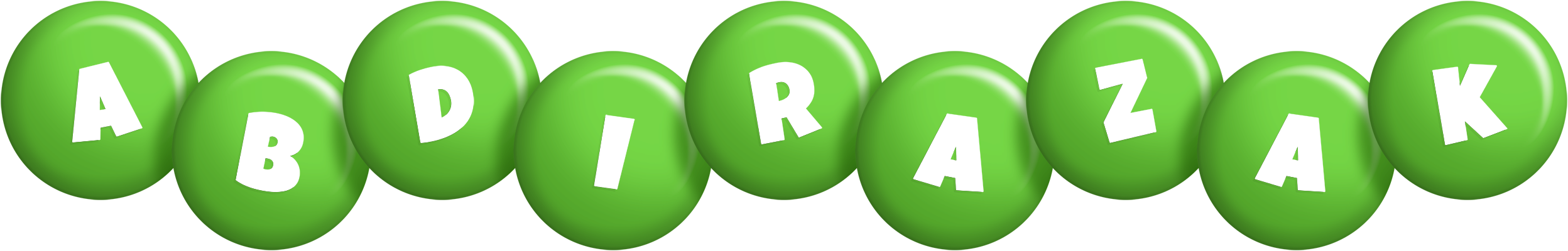 Abdirazak candy-green logo