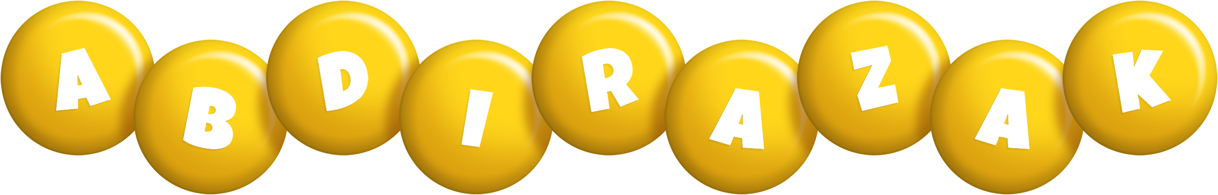 Abdirazak candy-yellow logo