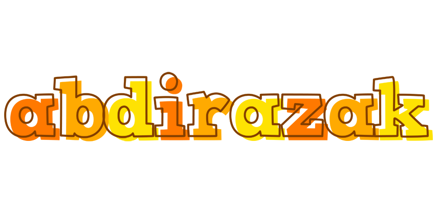 Abdirazak desert logo