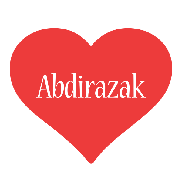 Abdirazak love logo