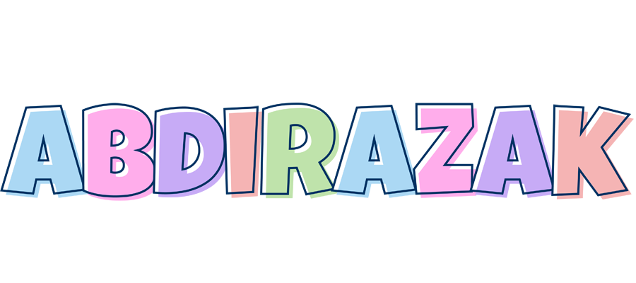 Abdirazak pastel logo
