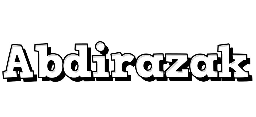Abdirazak snowing logo