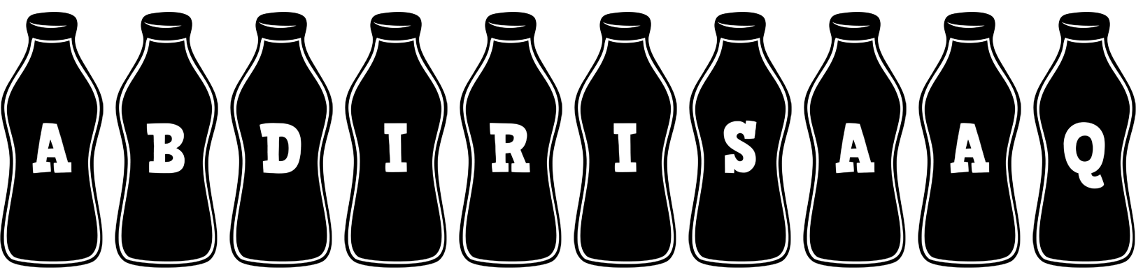 Abdirisaaq bottle logo