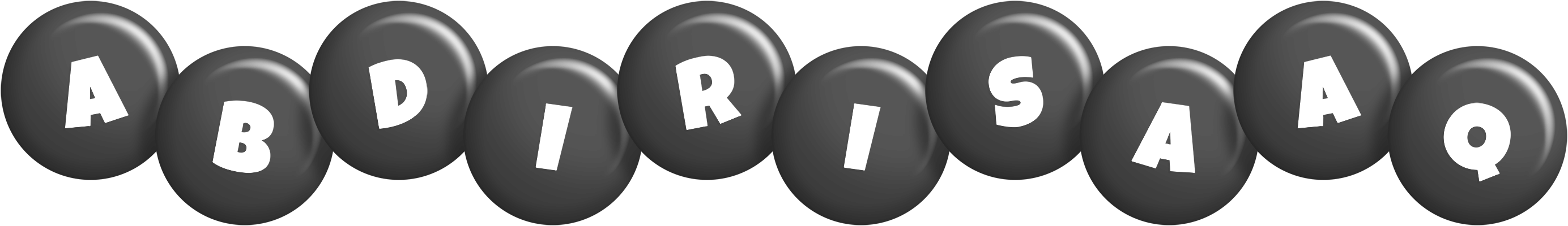 Abdirisaaq candy-black logo