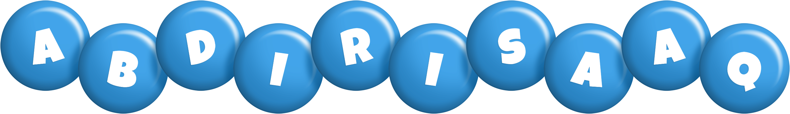 Abdirisaaq candy-blue logo