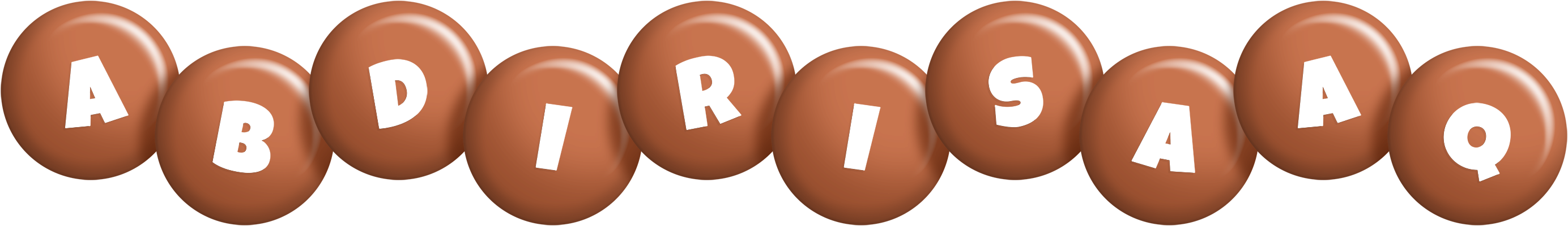 Abdirisaaq candy-brown logo