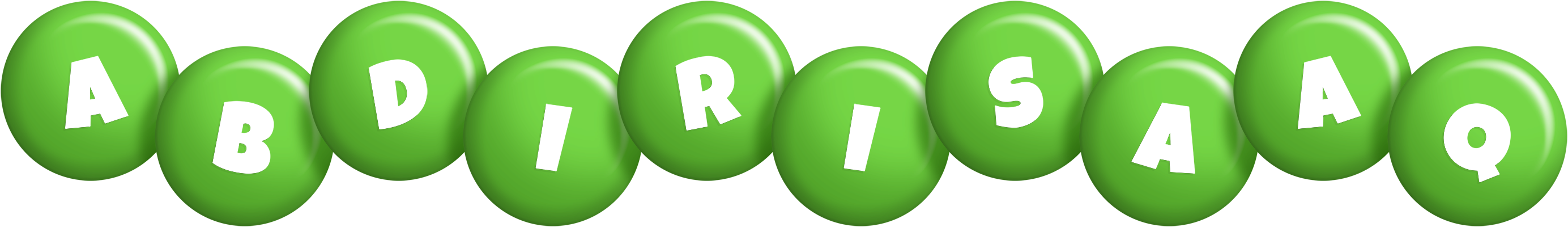 Abdirisaaq candy-green logo