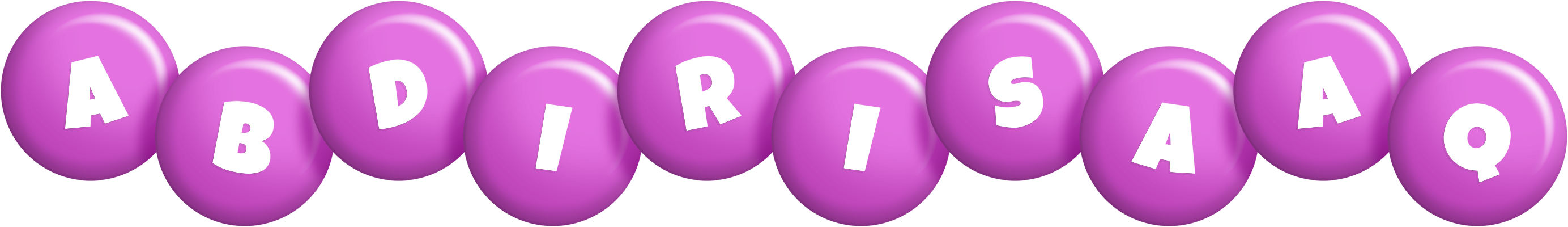 Abdirisaaq candy-purple logo