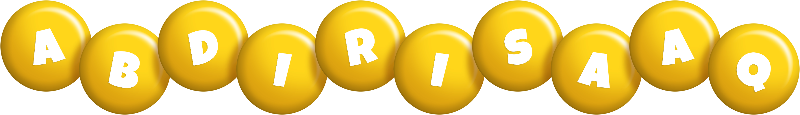 Abdirisaaq candy-yellow logo