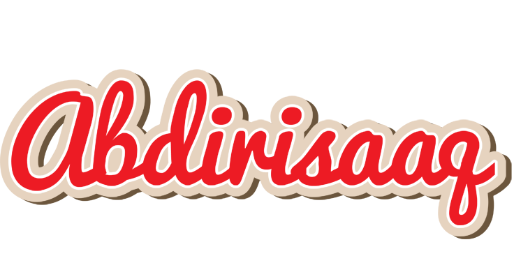 Abdirisaaq chocolate logo
