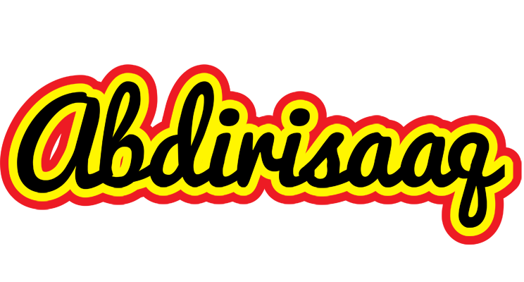 Abdirisaaq flaming logo