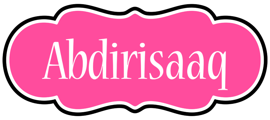 Abdirisaaq invitation logo