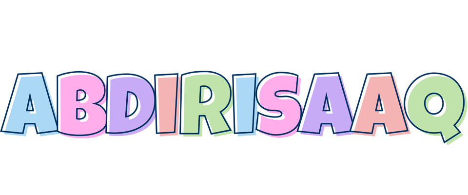 Abdirisaaq pastel logo