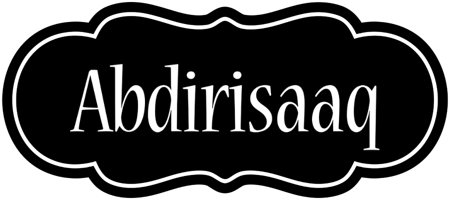 Abdirisaaq welcome logo