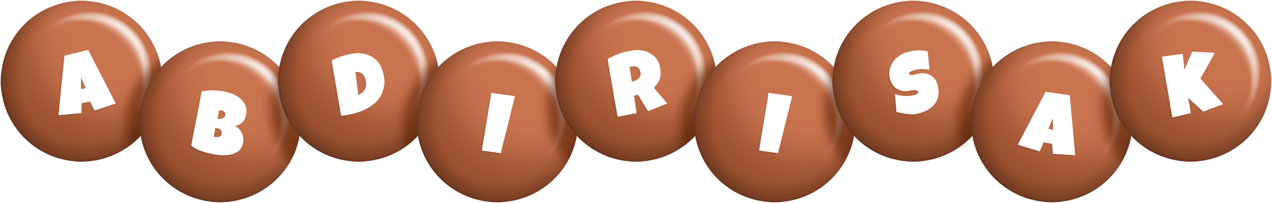 Abdirisak candy-brown logo