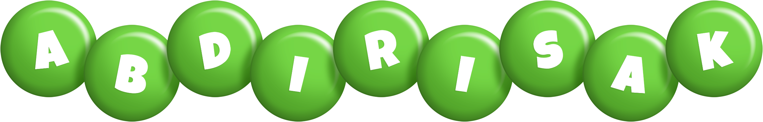 Abdirisak candy-green logo
