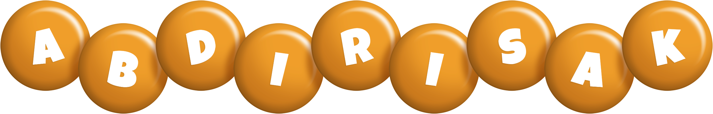 Abdirisak candy-orange logo