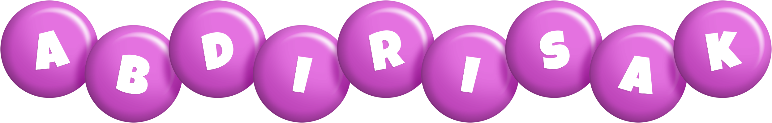 Abdirisak candy-purple logo