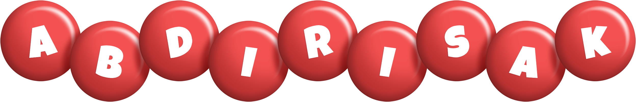 Abdirisak candy-red logo
