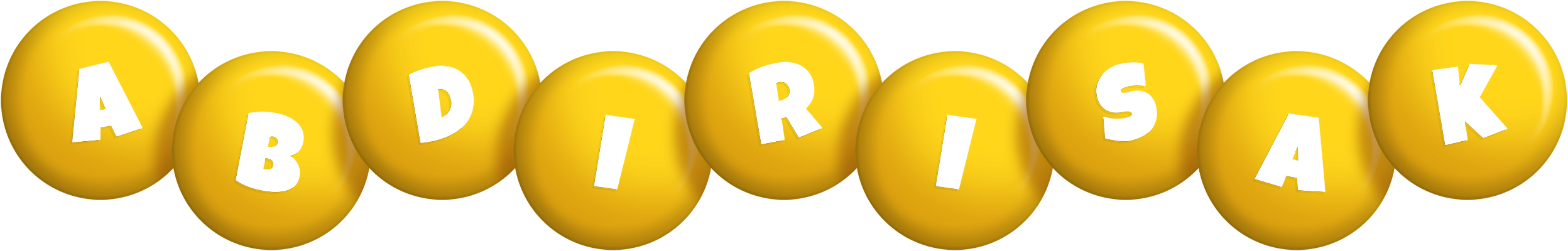 Abdirisak candy-yellow logo