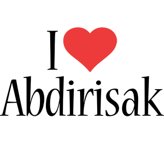 Abdirisak i-love logo