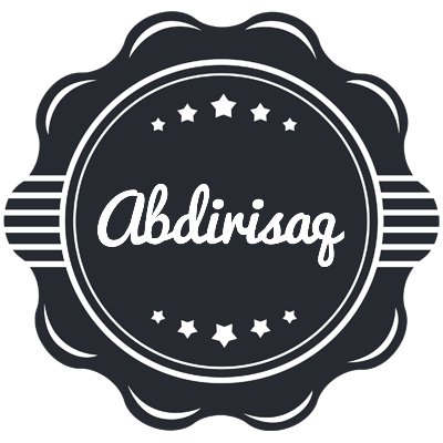 Abdirisaq badge logo