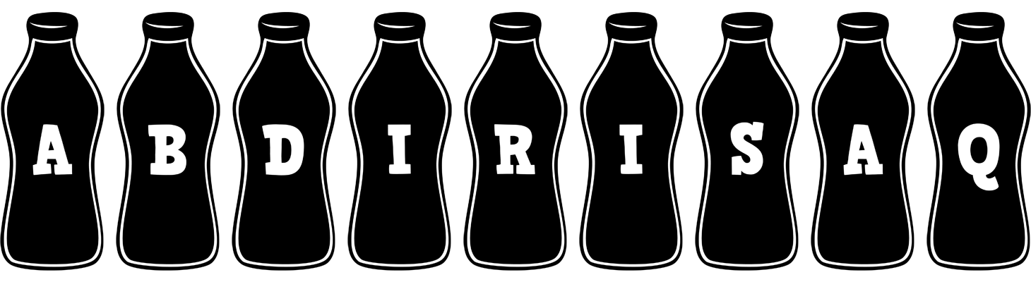 Abdirisaq bottle logo